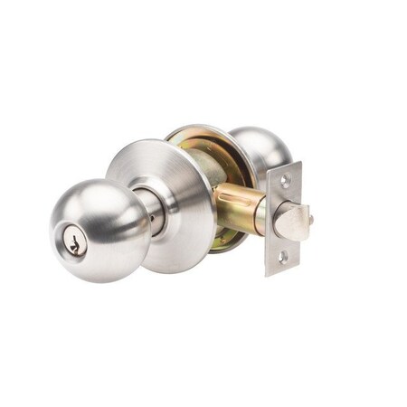 Standard Duty Stainless Steel Grade 2 Commercial Cylindrical Classroom Function Door Knob